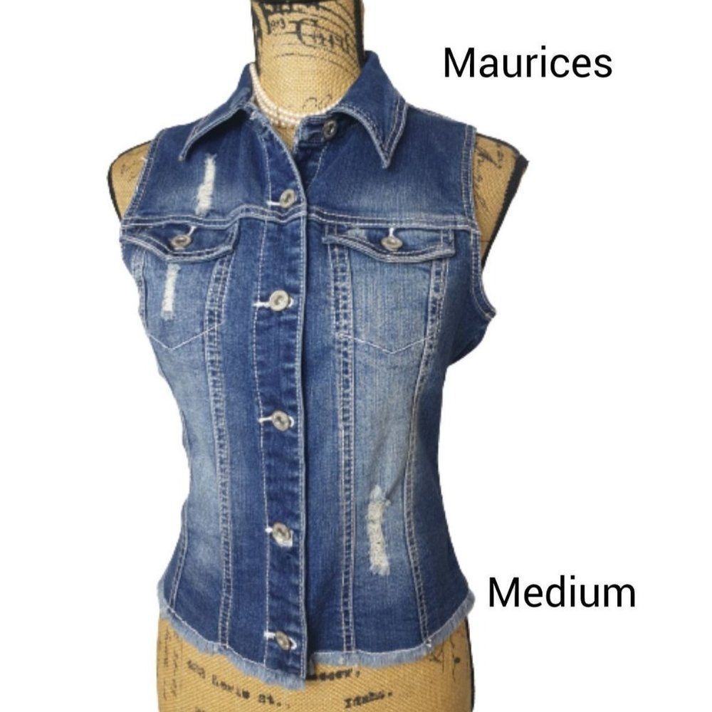 Maurices Women's Blue Jean Jacket